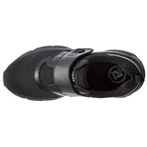 Propét Women's Stability X Strap Shoe, Black/Black, 13 Medium US