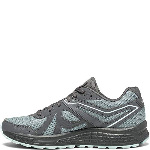 Saucony Women's Grid Cohesion TR11 Sneaker, Grey/Mint, 065 M US