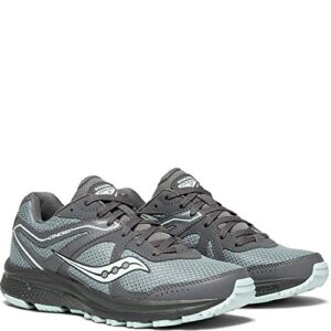 Saucony Women's Grid Cohesion TR11 Sneaker, Grey/Mint, 065 M US