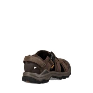 Teva Women's Men's Omnium 2 Leather Fisherman Sandal, Turkish Coffee, 09.5 Medium US, 9.5