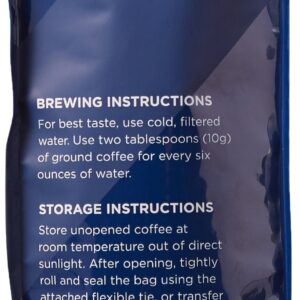 Amazon Fresh Organic Fair Trade Sumatra Whole Bean Coffee, Dark Roast, 12 Ounce