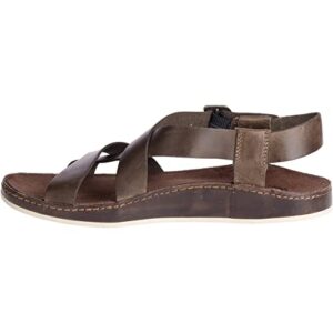 chaco women's wayfarer sandal, otter, 10