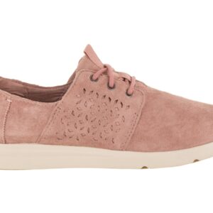 TOMS Womens Del Rey Lace Up Sneakers Shoes Casual - Pink - Size 5 B