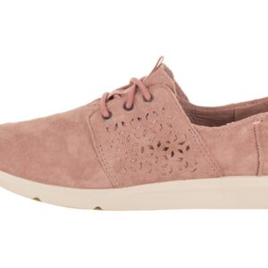 TOMS Womens Del Rey Lace Up Sneakers Shoes Casual - Pink - Size 5 B