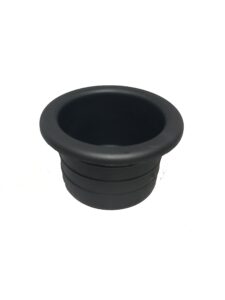 fr universal replacement plastic cup holder, black, 2 7/8" diameter