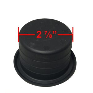 FR Universal Replacement Plastic Cup Holder, Black, 2 7/8" Diameter