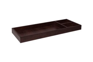 davinci universal wide removable changing tray (m0619) in dark java