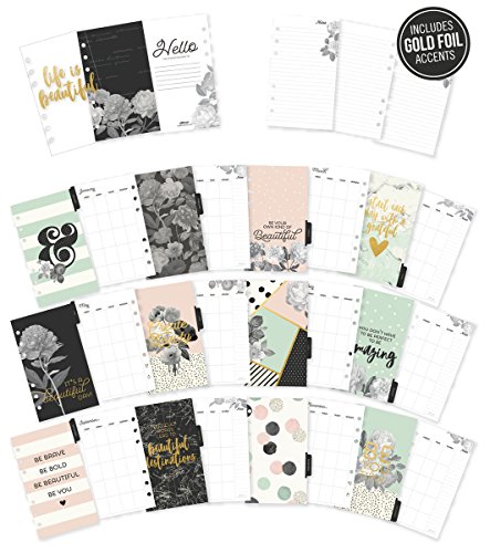 Carpe Diem by Simple Stories Personal Beautiful Monthly Planner Inserts