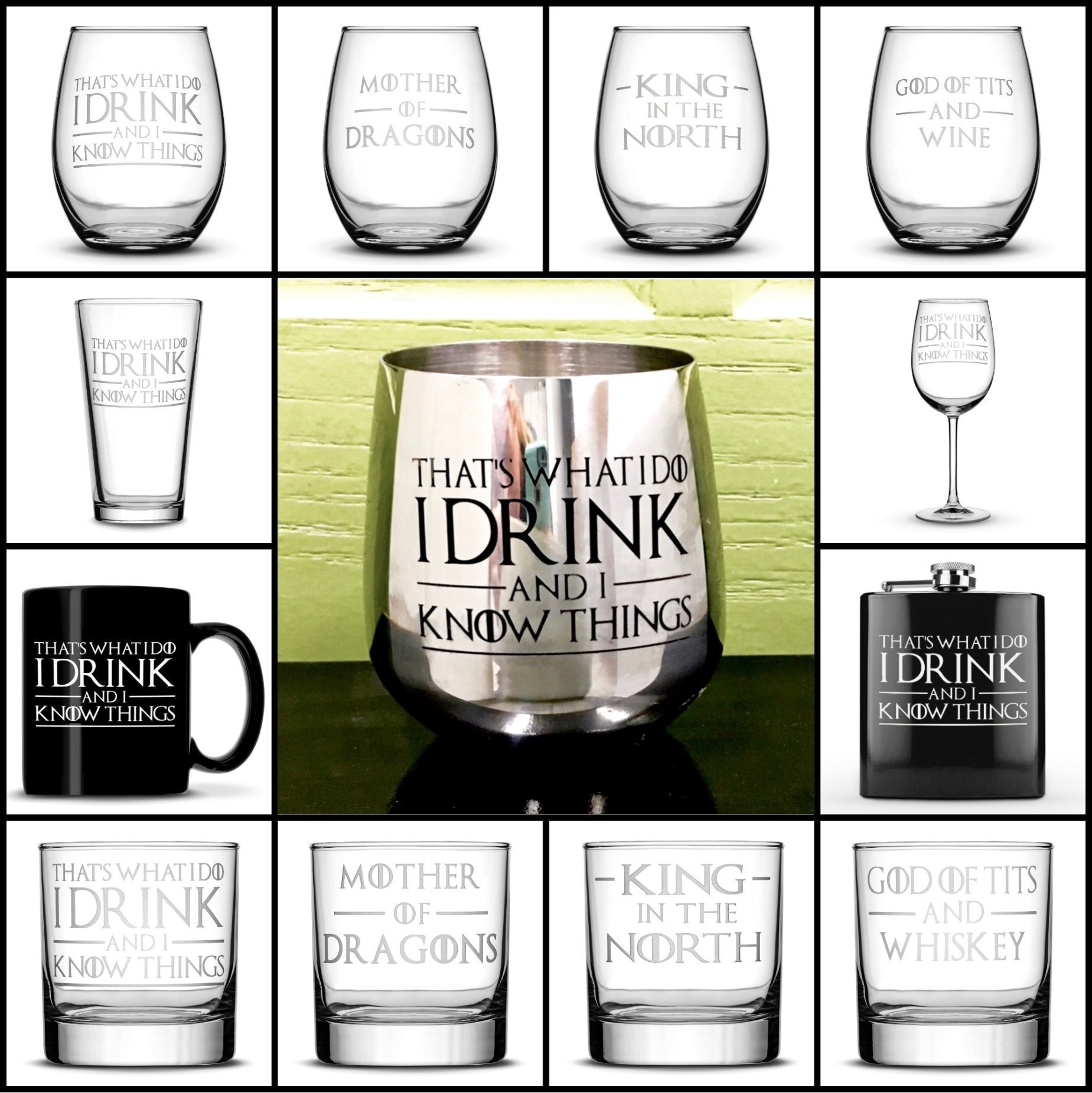 Integrity Bottles Choose your Drinking Glass Quotes, That's What I Do, Wine Glass, Whiskey Glass, Pint Glass, Coffee Mug, Stainless Steel