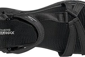 Skechers womens On-the-go 600 - Brilliancy Sport Sandal, Black, 9 US