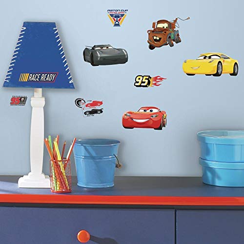 RoomMates Disney Pixar Red Cars 3 Peel and Stick Wall Decals by RoomMates, RMK3353SCS