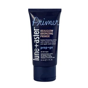 lune+aster realglow® bronzing primer - lightweight primer with sheer bronze light diffusers creates a healthy bronzed glow