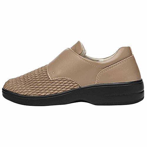 Propét Women's Olivia Oxford Flat, Taupe