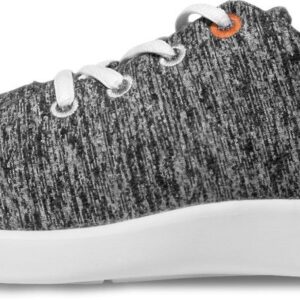 LeMouton Classic Women's Wool Shoe | Comfortable Lightweight | Walking Lace Up Sneaker [ Dark Grey/US Women's 7]