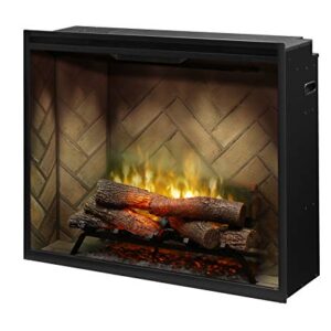 Dimplex Revillusion® 36" Portrait Built-In Firebox (Model: RBF36P), 4435/6739/8786 BTU, 120/208/240 Volt, 1375/1975/2575 Watt, Herringbone