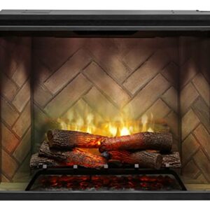 Dimplex Revillusion® 36" Portrait Built-In Firebox (Model: RBF36P), 4435/6739/8786 BTU, 120/208/240 Volt, 1375/1975/2575 Watt, Herringbone