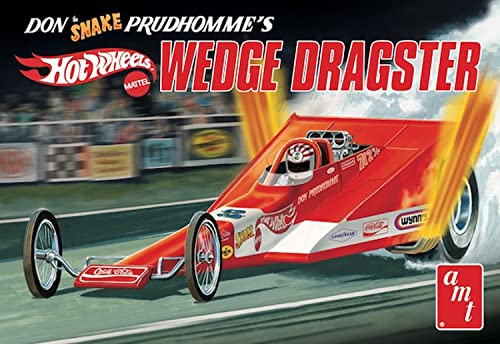 AMT AMT1049 1:25 Don 'Snake' Prudhomme's Coca Cola Wedge Dragster 'Hot Wheels Scale