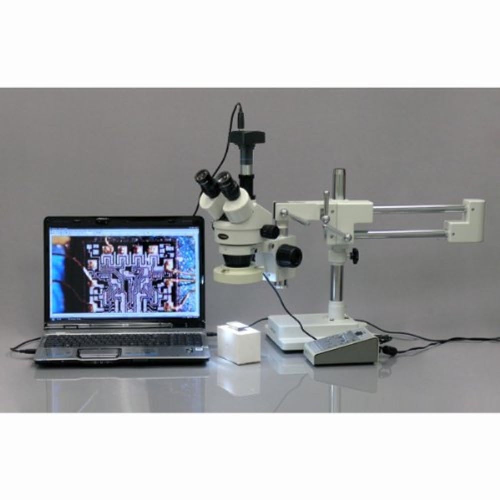 AmScope - 18MP USB 3.0 Color CMOS C-Mount Microscope Camera with Reduction Lens - MU1803-HS-CK