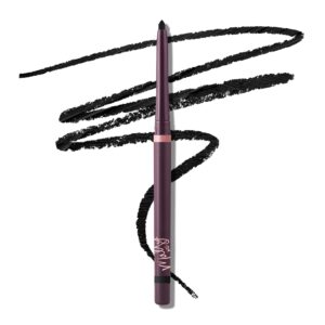 Mally Beauty Evercolor Gel Waterproof Eyeliner - Onyx - Creamy Long-Lasting Smudge-Proof Gel Formula - Retractable Eye Liner