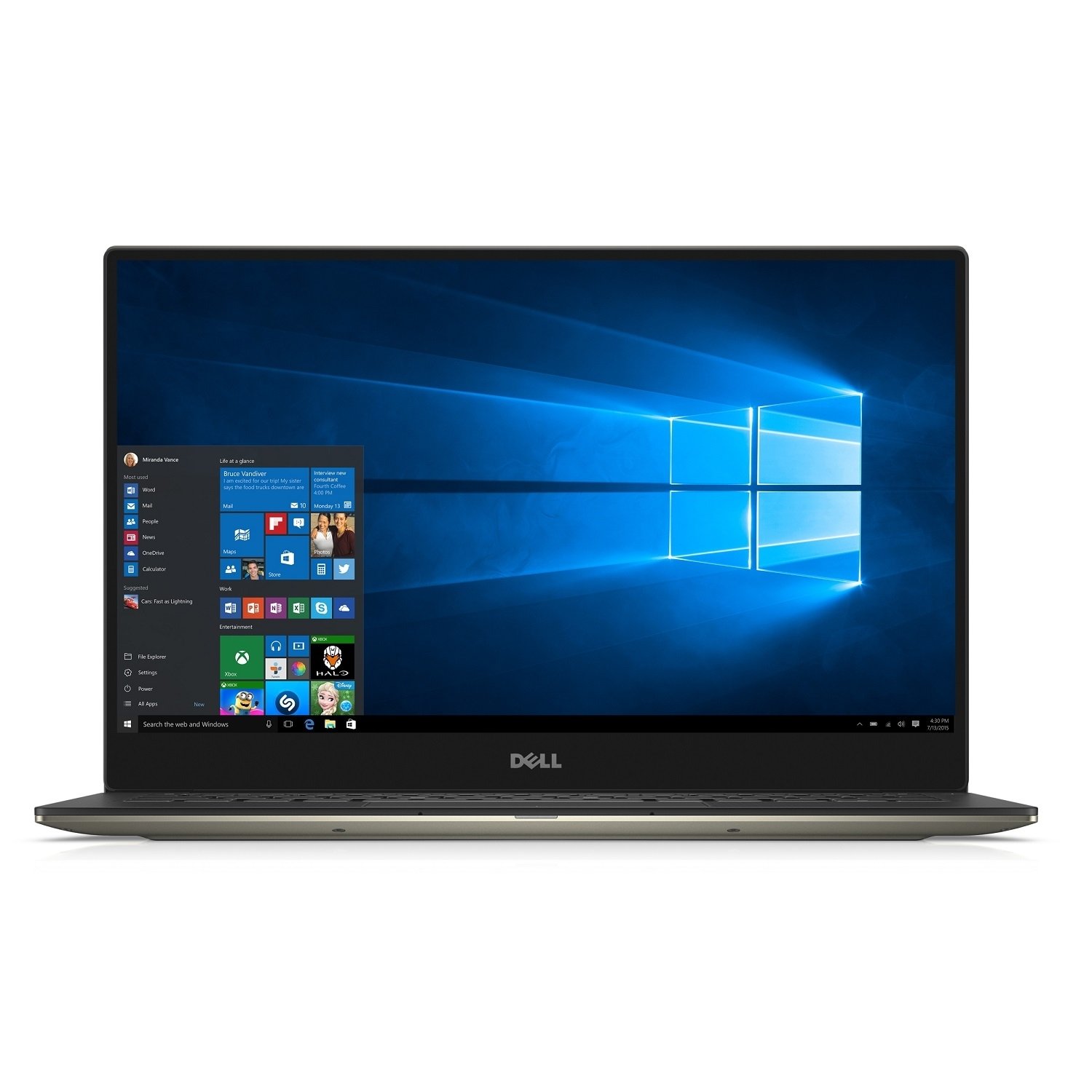 Dell XPS 13 - 9365 Intel Core i7-7Y75 X2 1.3GHz 8GB 256GB SSD 13.3", Silver (Certified Refurbished)