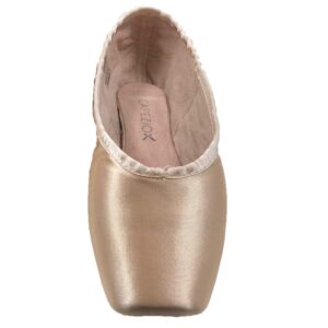 capezio ava pointe shoe - size 7.5w, petal pink