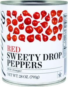roland foods red sweety drop peppers, specialty imported food, 28-ounce can