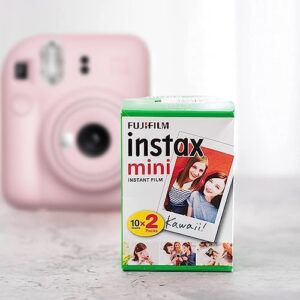 FUJIFILM Polaroid Film Instax mini Instant Film-2 pk (2 x 20)|Includes 40 Photo Sheets, 60 Colorful Mini Photo Stickers-Fits Fuji Instax Mini Film 11, 9&8 Camera, Fuji SP-1, SP-2, Mini Polaroid Film