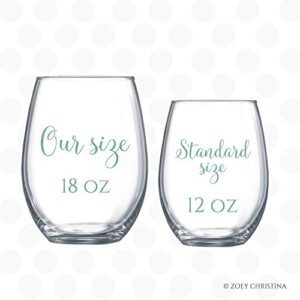Cheers to 30 Years Large Stemless Wine Glass 30th Birthday Party Gift for Her Table Decor 0012