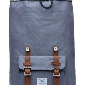 KAUKKO Laptop Outdoor Backpack, Causal Daybag Travel Hiking Rucksack fits 15-Inch Laptop(Grey)