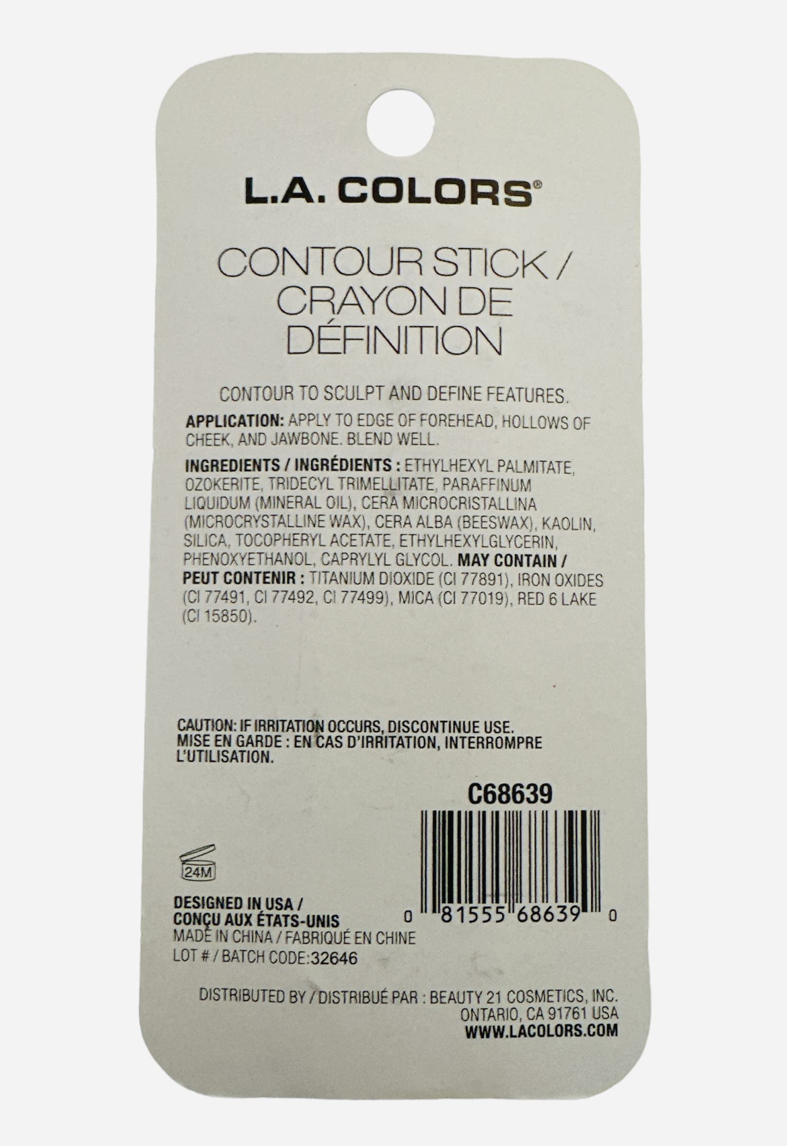 L.A. Colors Contour Stick - Medium CBCS288