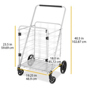 Whitmor Heavy Duty Utility Cart with Front Door