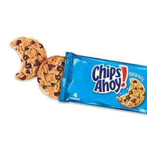 CHIPS AHOY! Original Chocolate Chip Cookies, 48 Snack Packs (4 Cookies Per Pack, 4 Boxes)