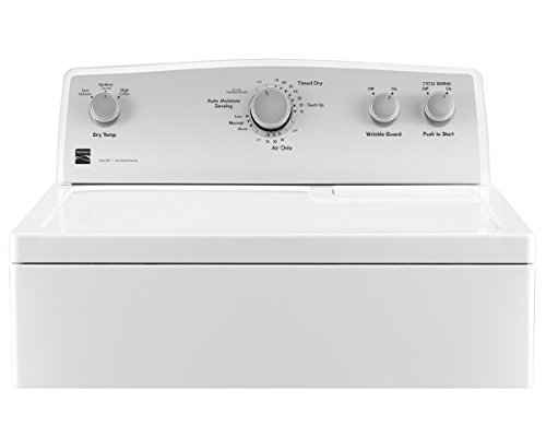 Kenmore 29" Front Load Electric Dryer with Wrinkle Guard and 7.0 Cubic Ft. Total Capacity, White