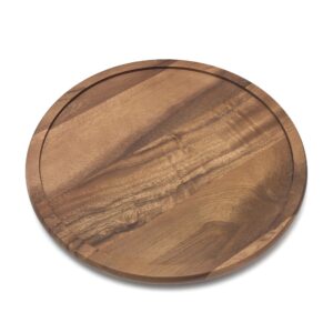 Lipper International Acacia Wood 14" Kitchen Turntable