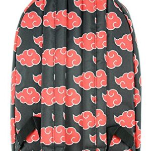 Naruto Backpack Shippuden Akatsuki Red Clouds All Over Print Travel Laptop Backpack