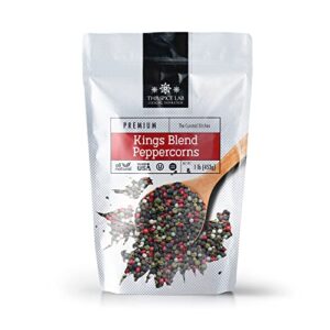 the spice lab rainbow peppercorns - mixed peppercorns whole – 1 pound resealable bag - kings peppercorn medley - all natural ou kosher gluten free - rainbow peppercorns for grinder refill