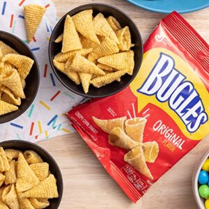 Bugles Crispy Corn Snacks, Original Flavor, Snack Bag, 8.75 oz