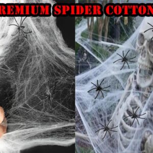 COOLJOY 35 INCH Halloween Decorations Spider Realistic Hairy Spider Halloween Party Decor for Outdoor Indoor