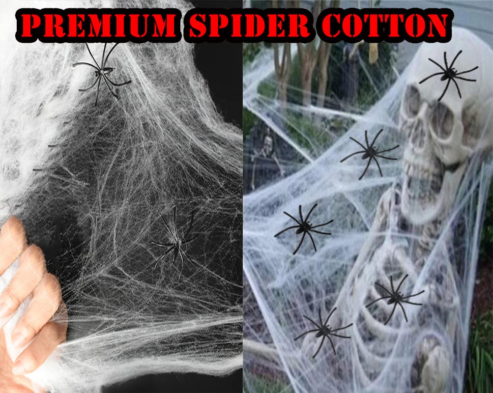 COOLJOY 35 INCH Halloween Decorations Spider Realistic Hairy Spider Halloween Party Decor for Outdoor Indoor