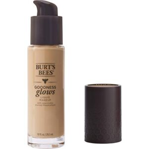 burt's bees goodness glows liquid makeup, natural beige - 1.0 ounce
