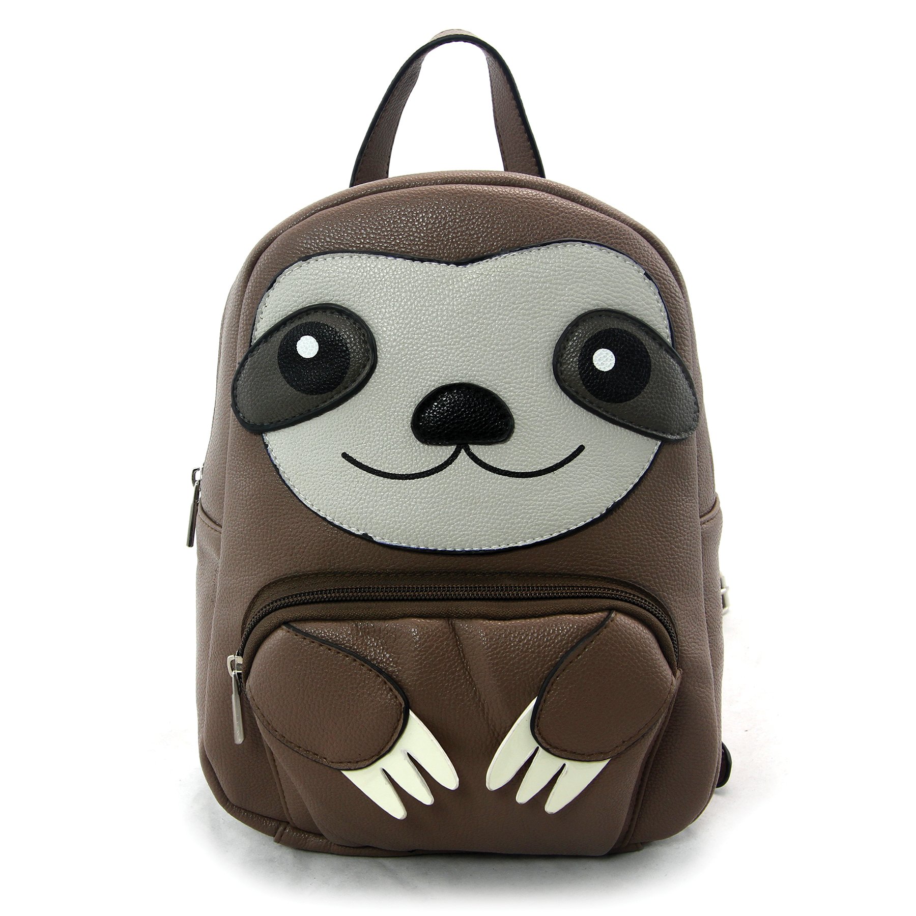 WonderMolly Sleepyville Critters - Mini Sloth Backpack in Vinyl Material