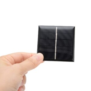 uxcell 5Pcs 2.5V 120mA Poly Mini Solar Cell Panel Module DIY for Light Toys Charger 59.8mm x 59.8mm