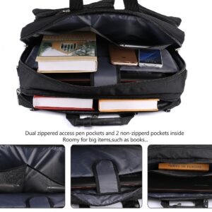 FreeBiz 18.4 Inch Laptop Briefcase Backpack Messenger Shoulder Bag 18 Inch Gaming Notebook Computer Case Handbag for Business Travel