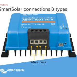 Victron Energy SmartSolar MPPT 100V 50 amp 12/24-Volt Solar Charge Controller (Bluetooth)