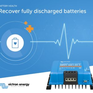 Victron Energy SmartSolar MPPT 100V 50 amp 12/24-Volt Solar Charge Controller (Bluetooth)