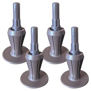heavy duty bed frame feet. replace wheels on bed frame with these sturdy bed frame feet replacement. set of 4 bed frame glide legs