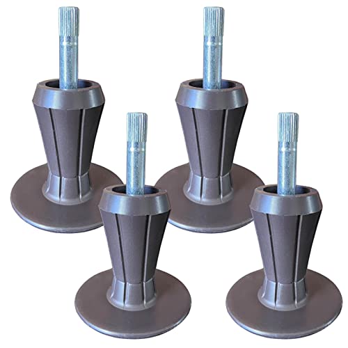 Heavy Duty Bed Frame Feet. Replace Wheels on Bed Frame with These Sturdy Bed Frame Feet Replacement. Set of 4 Bed Frame Glide Legs