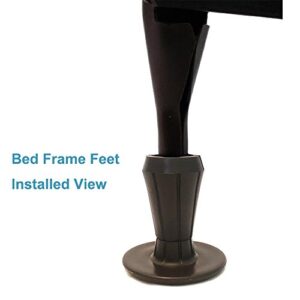 Heavy Duty Bed Frame Feet. Replace Wheels on Bed Frame with These Sturdy Bed Frame Feet Replacement. Set of 4 Bed Frame Glide Legs