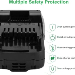 Hanaix 3.0Ah 18V Battery for Hitachi BSL1815X BSL1815S BSL1830 BSL1830C 330139 330557 339782 Li-ion Replacement Battery Slide Style