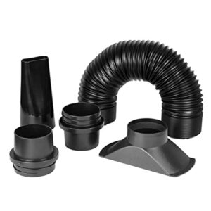 powertec 70207 4 inch flexible dust collection hose and fittings kit